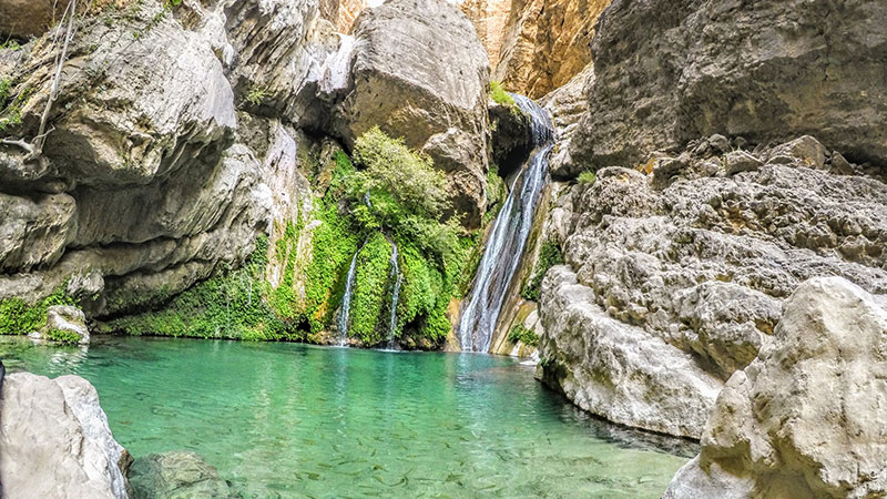 نمای هوایی دره رغز
